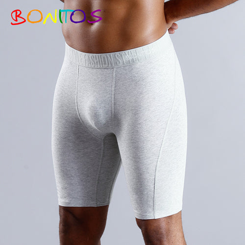Long Boxer Shorts Natural Cotton Comfortable Soft Top Brand High Quality